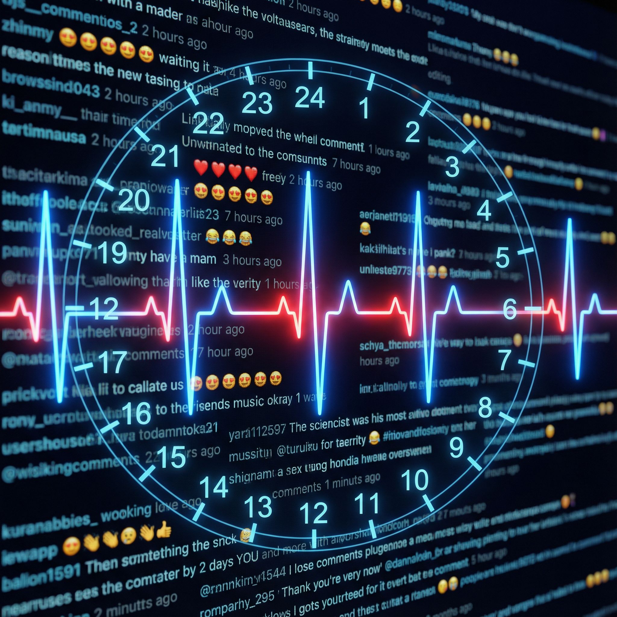 커뮤니티 댓글이 활성화되는 시간대 패턴