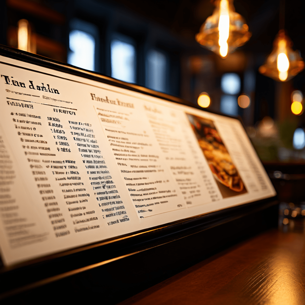 식당 메뉴판 가격 구성을 보고 가성비 맛집인지 구별하는 법